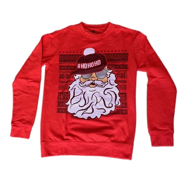 🌸American Rag Santa Sweatshirt Unisex Size Small - Picture 2 of 9